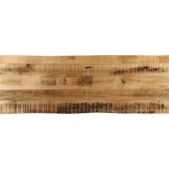 vidaXL Matbord>Bordsskiva 110x40x3,8 cm levande kant massivt grovt mangoträ