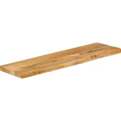 vidaXL Matbord>Bordsskiva 110x40x3,8 cm levande kant massivt mangoträ