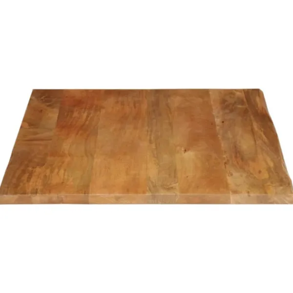 vidaXL Matbord>Bordsskiva 110x80x3,8 cm levande kant massivt mangoträ