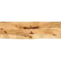 vidaXL Matbord>Bordsskiva 110x20x2,5 cm levande kant massivt grovt mangoträ
