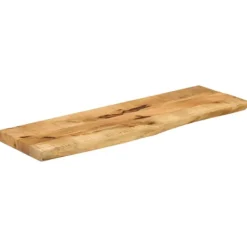 vidaXL Matbord>Bordsskiva 110x20x2,5 cm levande kant massivt grovt mangoträ