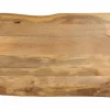 vidaXL Matbord>Bordsskiva 100x80x3,8 cm levande kant massivt mangoträ