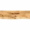 vidaXL Matbord>Bordsskiva 110x40x3,8 cm levande kant massivt grovt mangoträ