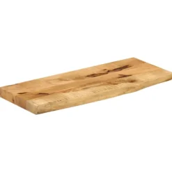 vidaXL Matbord>Bordsskiva 90x40x3,8 cm levande kant massivt grovt mangoträ