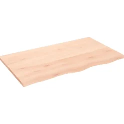 vidaXL Kontorsmöbler>Bordsskiva 100x60x2 cm obehandlad massiv ek