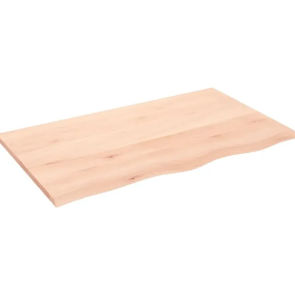 vidaXL Kontorsmöbler>Bordsskiva 100x60x2 cm obehandlad massiv ek