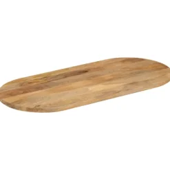vidaXL Matbord>Bordsskiva 140x60x2,5 cm oval massivt mangoträ