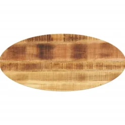 vidaXL Matbord>Bordsskiva 100x40x2,5 cm oval massivt mangoträ