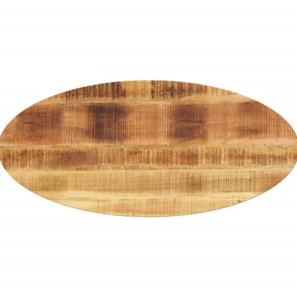 vidaXL Matbord>Bordsskiva 100x40x2,5 cm oval massivt mangoträ