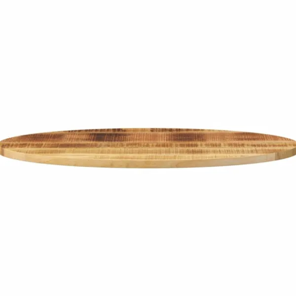 vidaXL Matbord>Bordsskiva 100x40x2,5 cm oval massivt mangoträ