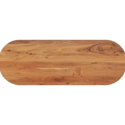 vidaXL Matbord>Bordsskiva 110x40x3,8 cm oval massivt akaciaträ