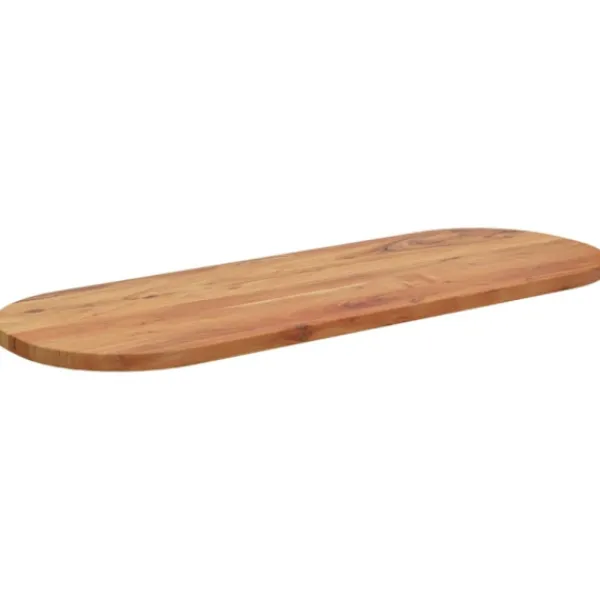 vidaXL Matbord>Bordsskiva 110x40x3,8 cm oval massivt akaciaträ