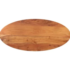 vidaXL Matbord>Bordsskiva 100x50x2,5 cm oval massivt akaciaträ