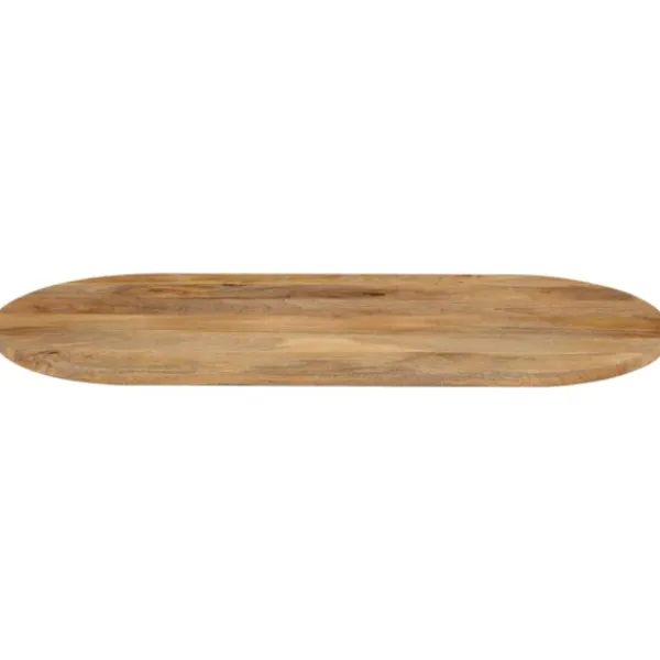 vidaXL Matbord>Bordsskiva 100x40x2,5 cm oval massivt mangoträ