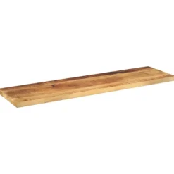 vidaXL Matbord>Bordsskiva 100x30x2,5 cm rektangulär massivt grovt mangoträ