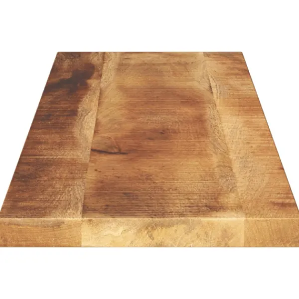 vidaXL Matbord>Bordsskiva 100x30x2,5 cm rektangulär massivt grovt mangoträ