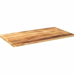 vidaXL Matbord>Bordsskiva 100x60x3,8 cm rektangulär massivt grovt mangoträ