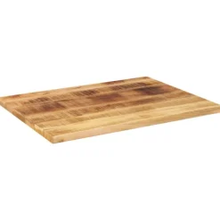 vidaXL Matbord>Bordsskiva 90x50x2,5 cm rektangulär massivt grovt mangoträ