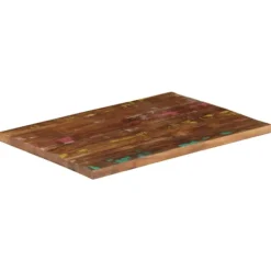 vidaXL Matbord>Bordsskiva 70x60x3,8 cm rektangulär massivt återvunnet trä
