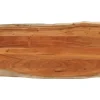 vidaXL Matbord>Bordsskiva 110x60x2,5 cm rektangulär massiv akacia levande kant