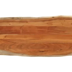 vidaXL Matbord>Bordsskiva 110x60x2,5 cm rektangulär massiv akacia levande kant