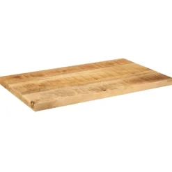 vidaXL Matbord>Bordsskiva 40x20x2,5 cm rektangulär massivt grovt mangoträ