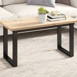 vidaXL Soffbord>Bordsskiva 90x40x2,5 cm rektangulär massiv furu