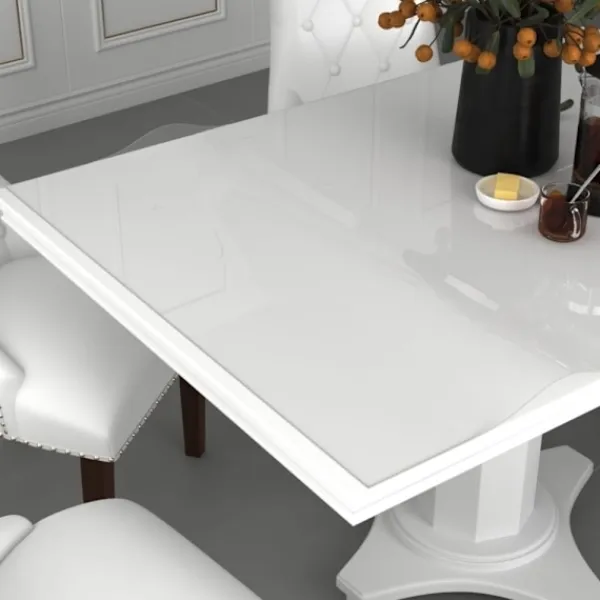 vidaXL Matbord>Bordsskydd genomskinligt 120x60 cm 1,6 mm PVC