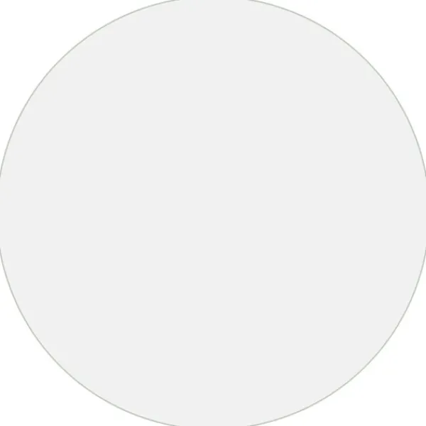 vidaXL Matbord>Bordsskydd matt Ø 60 cm 1,6 mm PVC