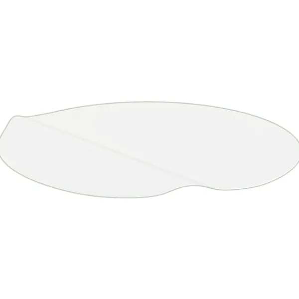 vidaXL Matbord>Bordsskydd matt Ø 60 cm 1,6 mm PVC