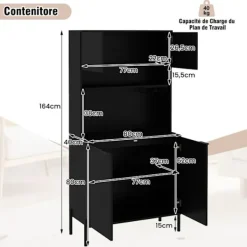 COSTWAY Sideboards><noscript><img data-lazyloaded=