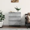 vidaXL Byråer>Byrå betonggrå 60x35x70 cm konstruerat trä