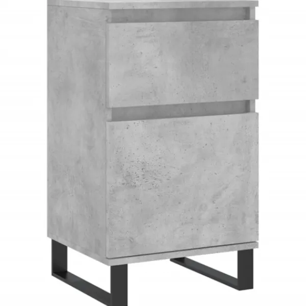 vidaXL Byråer>Byrå betonggrå 40x35x70 cm konstruerat trä