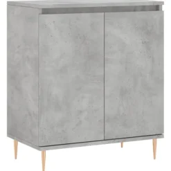 vidaXL Byråer>Byrå betonggrå 60x35x70 cm konstruerat trä