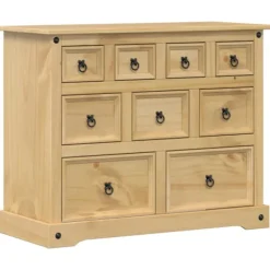 vidaXL Byråer>Byrå Corona 101x45x82 cm massiv furu