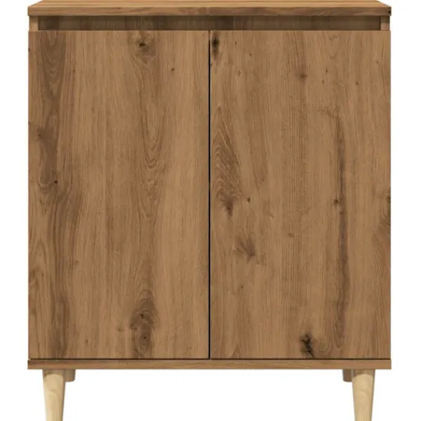 vidaXL Skåp>Byrå ek 60x35x70 cm konstruerat trä