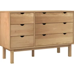 vidaXL Byråer>Byrå OTTA 111x43x73,5 cm massiv furu