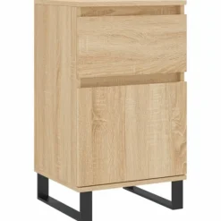 vidaXL Byråer>Byrå sonoma-ek 40x35x70 cm konstruerat trä