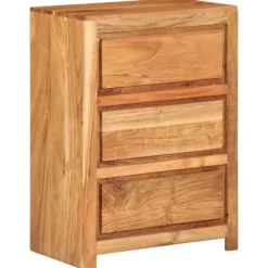 vidaXL Byråer>Byrå 55x33x75 cm massivt akaciaträ