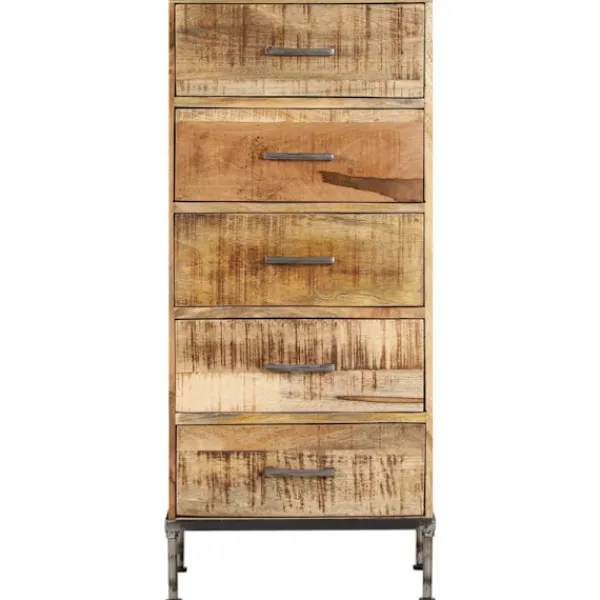 vidaXL Byråer>Byrå 45x35x106 cm massivt mangoträ
