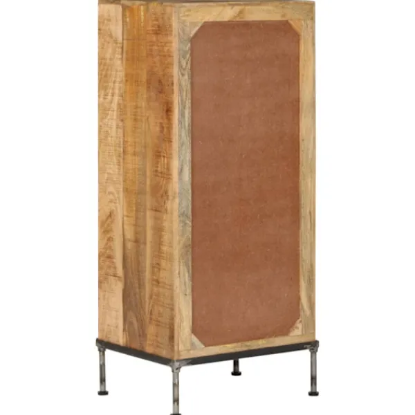 vidaXL Byråer>Byrå 45x35x106 cm massivt mangoträ