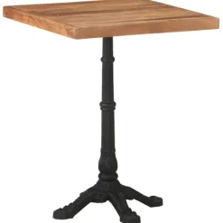 vidaXL Småbord>Cafébord 60x60x76 cm massivt akaciaträ
