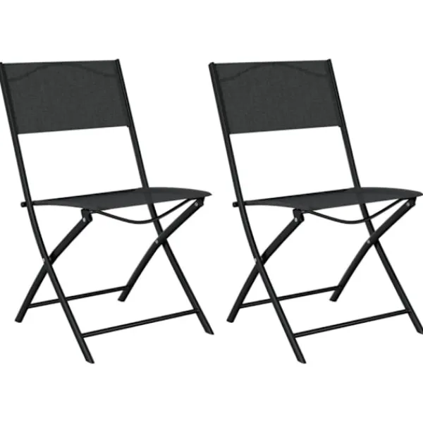 vidaXL Balkongmöbler>Caféset 3 delar stål svart