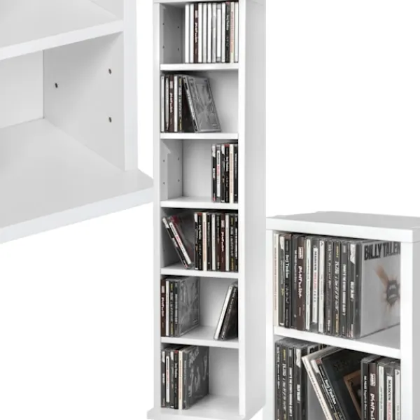 tectake Hyllor>CD-hylla Juliane för 102 CD-skivor