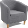 Fåtöljer>Chesterfield fåtöljöverdrag, Jacquard stretch stretch badkar