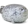 Sittpuffar>Chubby Blob Seal Kudde, stoppad bomull plysch djurleksak Söt Ocean Medium (17,6 tum)