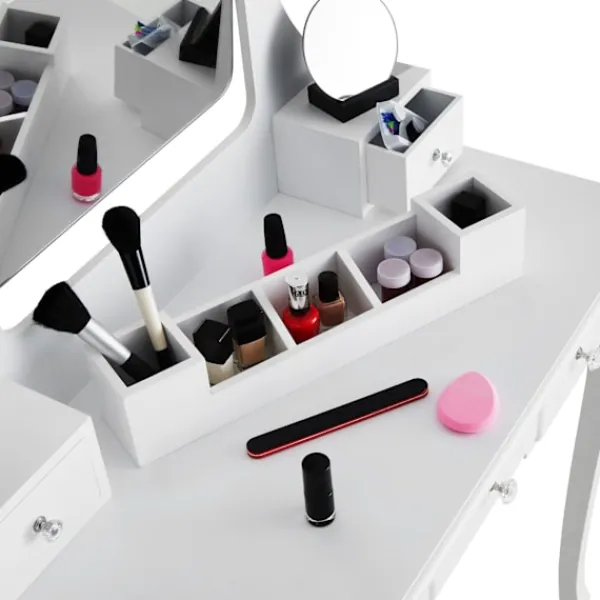 Sminkbord>Claire sminkbord med pall