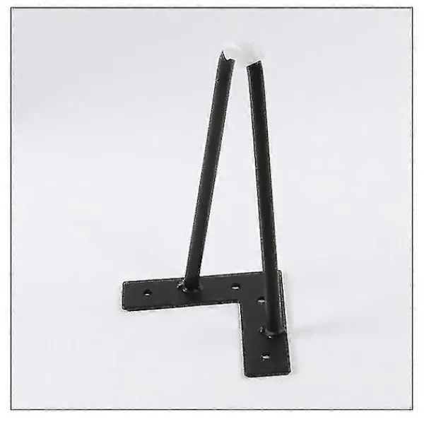 Matbord>10cm-40cm Bordsben i järn Skåpsfötter Hårnål Skrivbordsben Metall Möbelben 1 Styck 35cm
