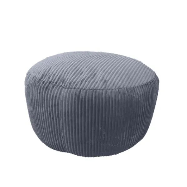 Northix Sittpuffar>Corduroy Puff – Rund Golvkudde, Mjuk & Mångsidig