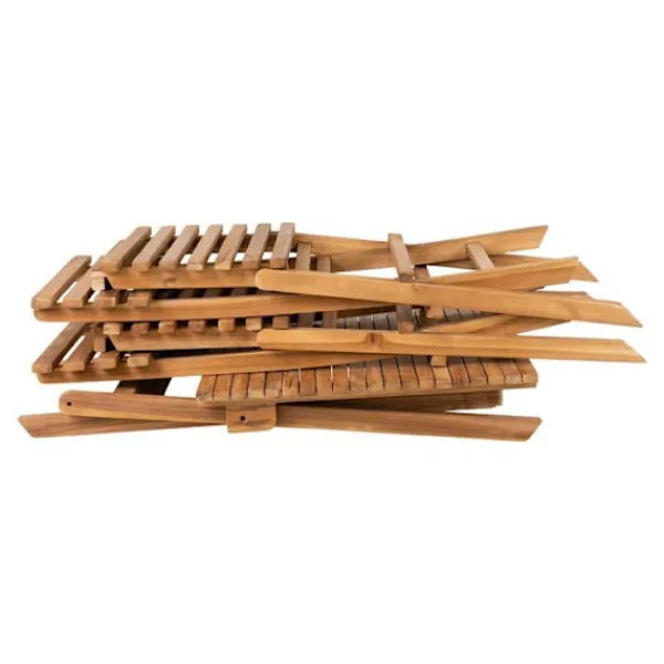 EBUY24 Balkongmöbler>Cuenca-set med bord och 2 utestolar i teak.